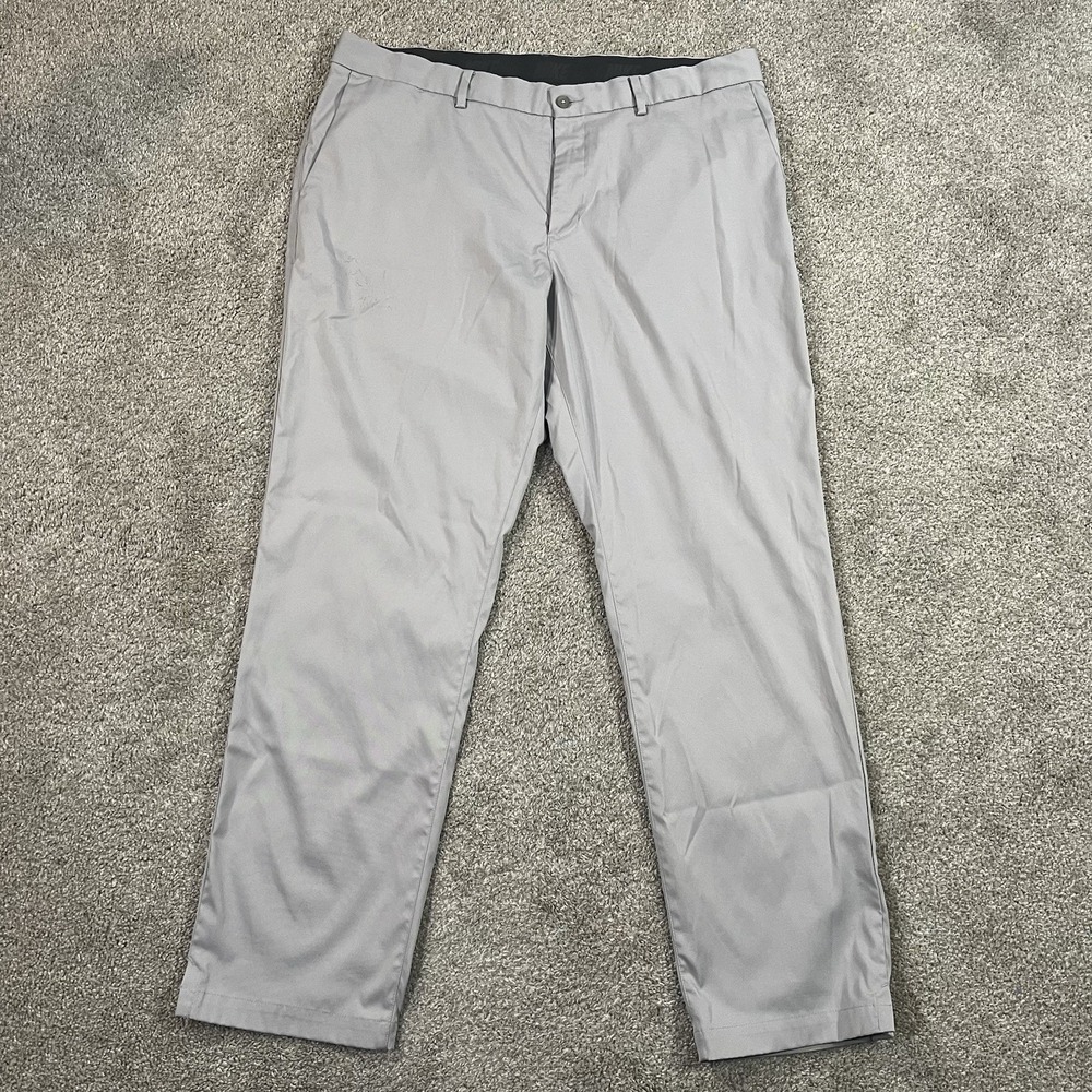 Nike Golf Pants 38x32 Dri Fit Standard Fit Gray Performance Trouser‎ Lightweight